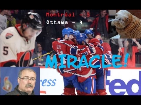 Canadiens / Senators - Historical Comeback, Remontée Historique! (march 15 mars 2014)