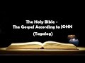 (04) The Holy Bible: JOHN Chapter 1 - 21 (Tagalog Audio)