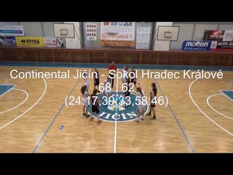 2017 0419 Basket U15 Extraliga U15 Continental Jičín - Sokol Hradec Králové
