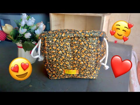 Bolsa Nécessaire Sem Zíper #MARLIARTESANATOS