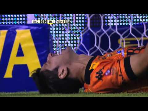 El Rojo llegó y puso peligro. Independiente 0 Olimpo 0. Fecha 10. Primera División 2016