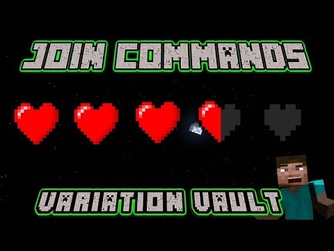 VariationVault - Minecraft Bukkit Plugin - Join Commands - Run commands for the players!