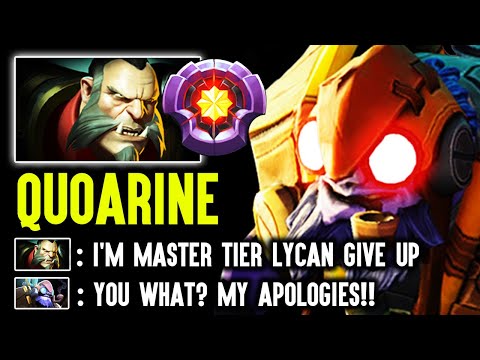 When Master Tier Lycan Meets Quoarine Tinker - Crazy Battle Between Master Tier Dota 2
