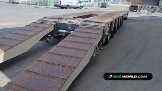 ES-GE 8.SOU-6N (6+2) 8 axles 105t GVW! 3m Ausziehbar 6x Lenkachse 4x L low bed semi-trailer for sale image 4 ES-GE 8.SOU-6N (6+2) 8 axles 105t GVW! 3m Ausziehbar 6x Lenkachse 4x L low bed semi-trailer image 4
