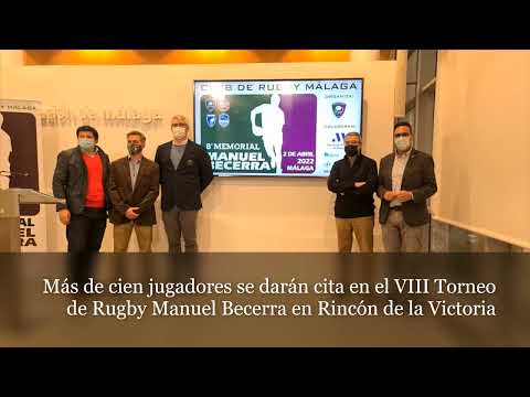 Ms de cien jugadores se darn cita en el VIII Torneo de Rugby Manuel Becerra en Rincn de la Victoria