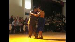 Ruben & Sabrina Veliz bailan Viejo Ciego en MILONGA DEL AUDITORIUM, Agosto de 2012