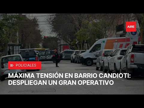 Una persona atrincherada en barrio Candioti: intenso operativo policial en Santa Fe
