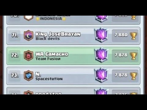 Top 100 Ladder Finish with Xbow (🏆 7878) — Clash Royale