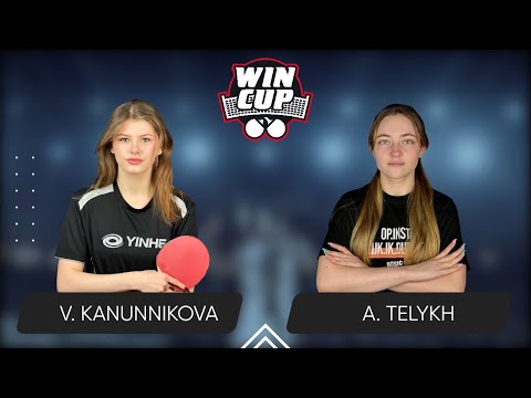 16:45 Vasylysa Kanunnikova - Anastasiia Telykh West 4 WIN CUP 02.09.2024 | Table Tennis WINCUP
