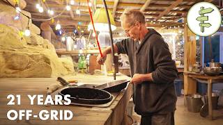 21 Years Living Off-Grid on a Remote Island in a Self-Built Cabin & Homestead