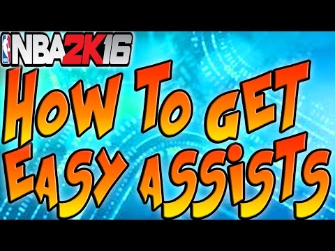 NBA 2K16 Tips & Tricks - HOW TO GET EASY ASSISTS IN MY CAREER!