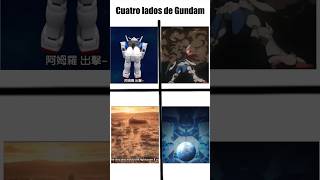 Cuatro de las mil caras de Gundam #gundam #gundam00 #meme #humor