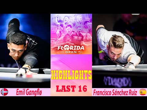 LAST 16 | Emil Gangfløt vs Francisco Sánchez Ruiz | Florida Open Pool Championship