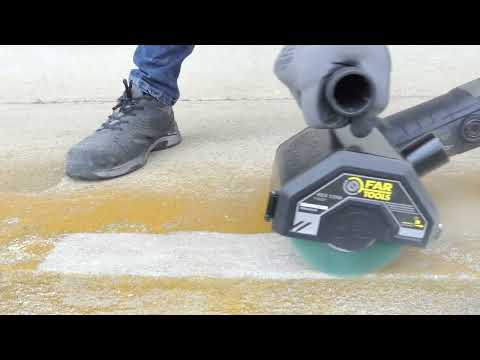 Brosse fils nylon vert pour rénovateur - grain 36 FARTOOLS