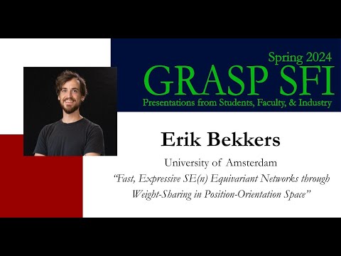 Spring 2024 GRASP SFI - Erik Bekkers, University of Amsterdam