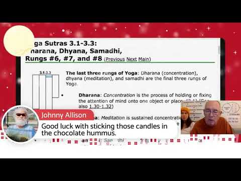 Yoga Sutras 3.1-3.3: Dharana, Dhyana, Samadhi