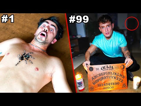 ENFRENTANDO 100 MIEDOS EN 24 HORAS!!