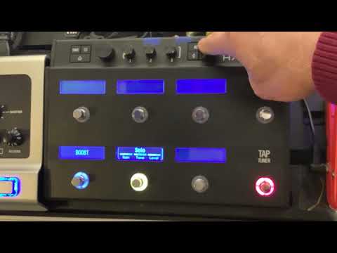 Line6 HX Effects / Helix How to turn one effect on and another effect off with one footswitch.