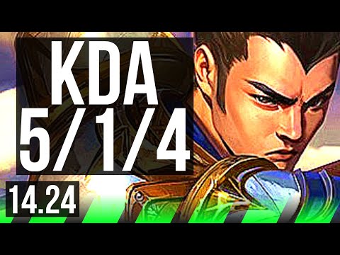XIN ZHAO vs KAYN (JGL) | 5/1/4 | KR Diamond | 14.24