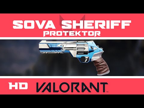 Sova Sheriff (Protektor) VALORANT Skin + Buddy | Agent Skins HD Showcase