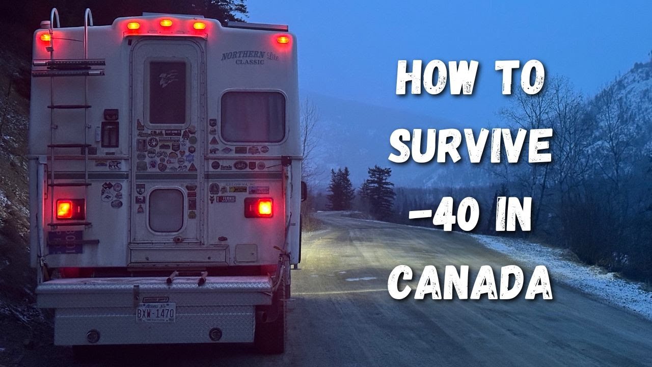 How To SURVIVE a REAL Canadian Winter in a Van or Rv!