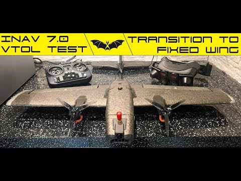 INAV 7.0 VTOL Transition Test Flight - Success!! Also a quick T1 Ranger VTOL build overview.