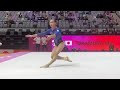 Russian Gymnast Anna Kalmykova On Floor Podium Training World Championships 2025
