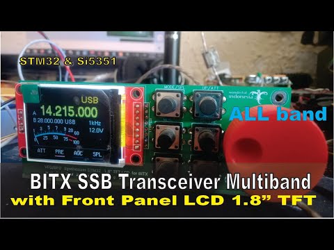 BITX Transceiver Multiband versi 1.1 Test RX #bitx #ubitx #usdx