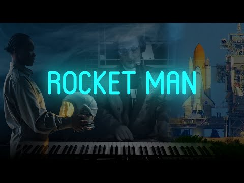 Elton John "Rocket Man" Piano vocal cover. On a Roland RD-2000 piano