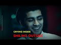 Crying Inside Smiling Outside Status Sad Boy Broken Boy Crying Inside