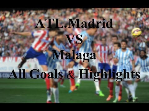 Atletico Madrid Vs Malaga FC 3-1 All Goals & Highlights 22/11/2014