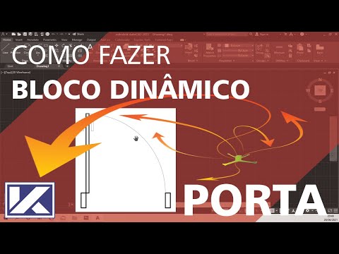 Como fazer? | Blocos Dinâmicos | PORTA | AutoCAD