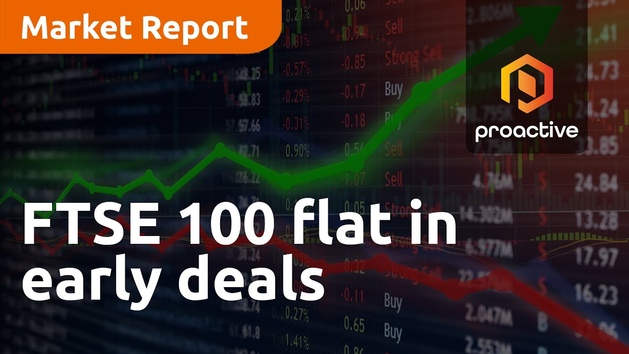 FTSE 100 flat in early deals, JD Wetherspoon on course for record sales - Market Report