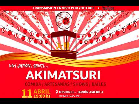 Aki Matsuri, Jardín América 2026 transmisión en vivo