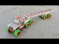 How To Make Matchbox Truck At Home Diy Electric Big Truck Trailer Sanu Tech