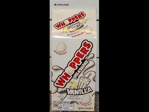 Vanilla Milkshake Whoppers Malted Milk Balls Review
