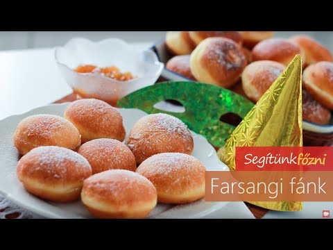Farsangi fánk videó recept