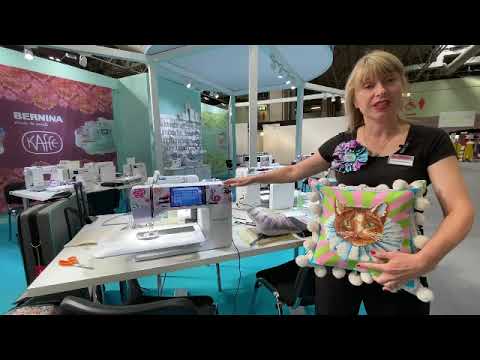 Tour of the Bernina stand at Festival of Quilts 2022