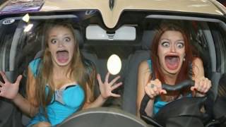 Девушки за рулем ЭТО СТРАШНО Женщины за рулем Автоприколы .These amazing women behind the wheel
