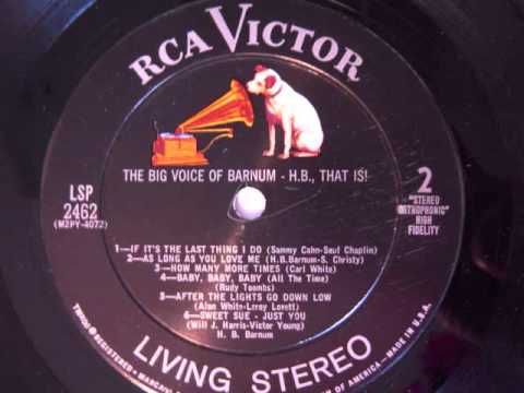 H.B. Barnum- Sweet Sue-Just You