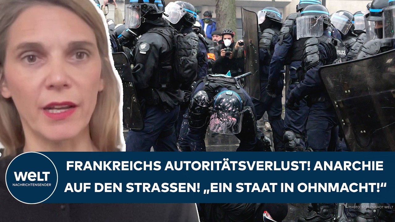 FRANKREICHS AUTORITÄTSVERLUST: "Ein Staat in Ohnmacht" - Krawalle und Chaos nehmen kein Ende!