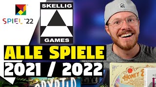 Alle Brettspiele von SKELLIG GAMES 2021/2022 - SPIEL Messe