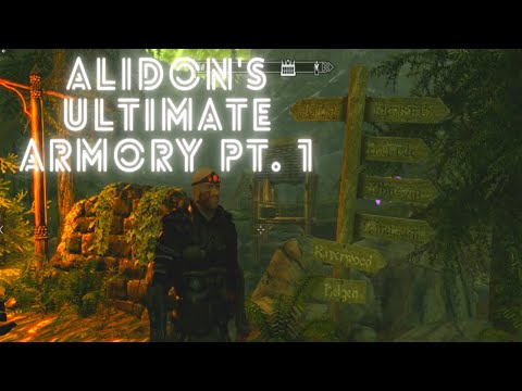 ♦️ SKYRIM 2021: PS4 NEW DLC-Sized Mod Alidon's Ultimate Armory Part 1 HD ♦️ | AbuIvriGaming