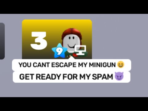 When your opponent uses the minigun in Rivals...