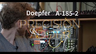 Video thumbnail for Let's Patch | Making Complex Sequences with Step Sequencers & Precision Adder (Doepfer A-185-2) by Disparity Bit