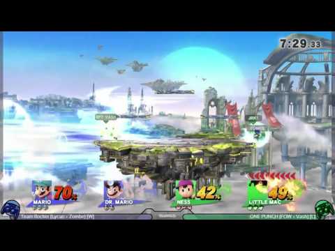 Smash WiiU - TBZxmas2015 - Doubles - GF - Lycan + Zombe vs FOW + Vash