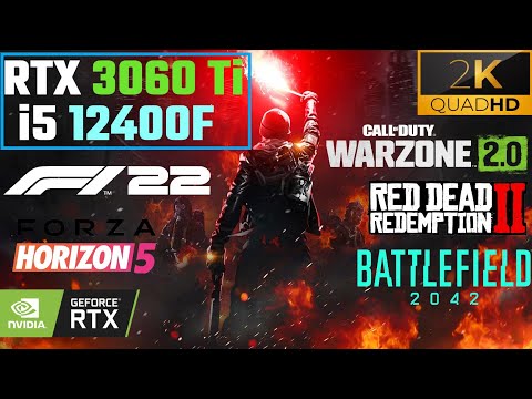 Nvidia RTX 3060 Ti + Intel i5 12400F | 1440P Test in 5 Games
