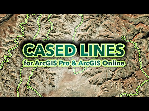 How to Make Cased Lines in ArcGIS