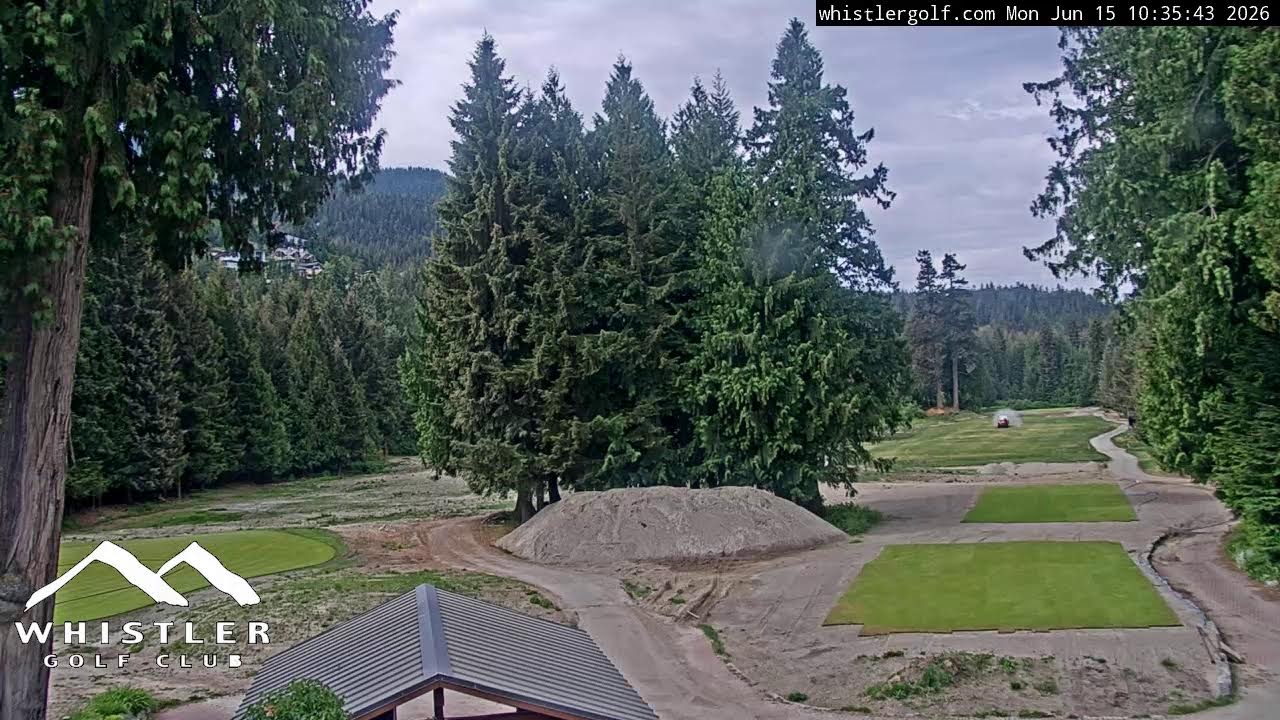 Live webcam view of Whistler Golf Club, Hole 1 Fairway
