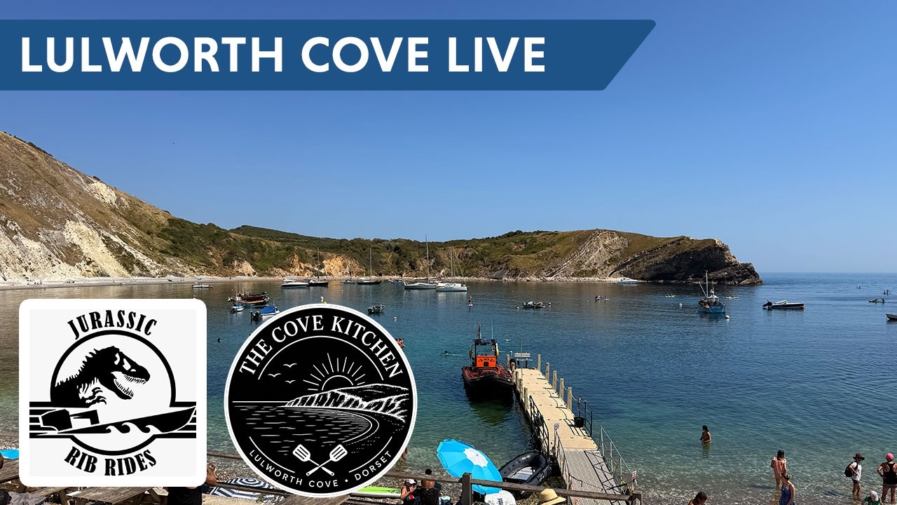 Live webcam view of Lulworth Cove Bay View